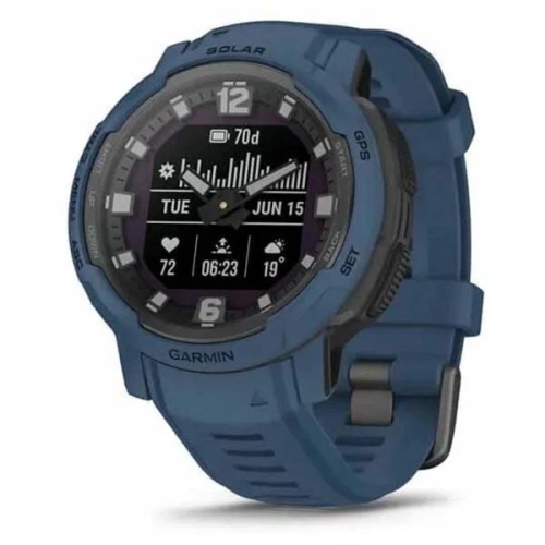 Умные часы Garmin Instinct Crossover Solar Tidal Blue