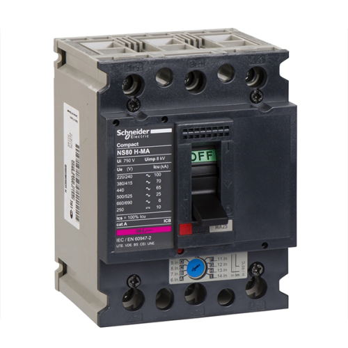 Выключатель автоматический Schneider Electric Compact NS80H-MA